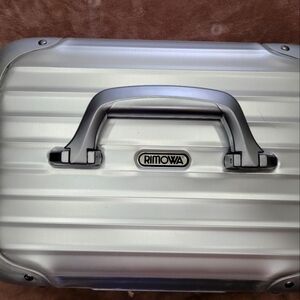 Rimowa Porsche Aluminum Beauty Case 13"x 9"x 10" not new but in great condition